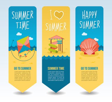 Seyahat ve tatil vektör afiş