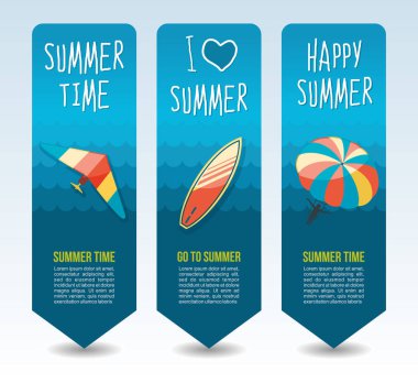 Seyahat ve tatil vektör afiş