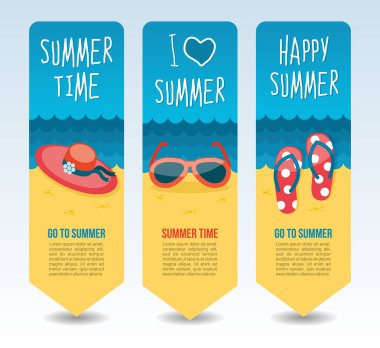 Seyahat ve tatil vektör afiş