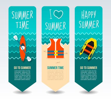 Seyahat ve tatil vektör afiş