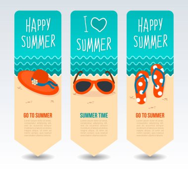 Seyahat ve tatil vektör afiş