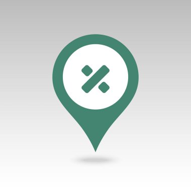 Bölme pin harita simgesi. Harita işaretçisi. Harita işaretçileri