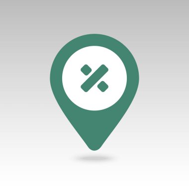 Bölme pin harita simgesi. Harita işaretçisi. Harita işaretçileri