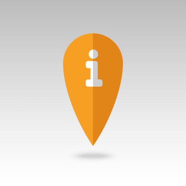 Bilgi pin harita simgesi. Harita işaretçisi. Harita işaretçileri