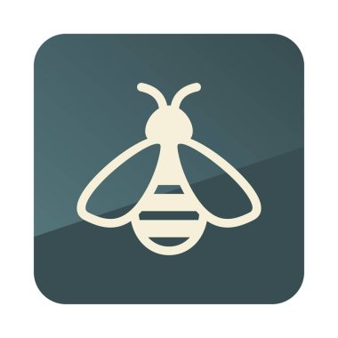 Bal arı vektör simgesi