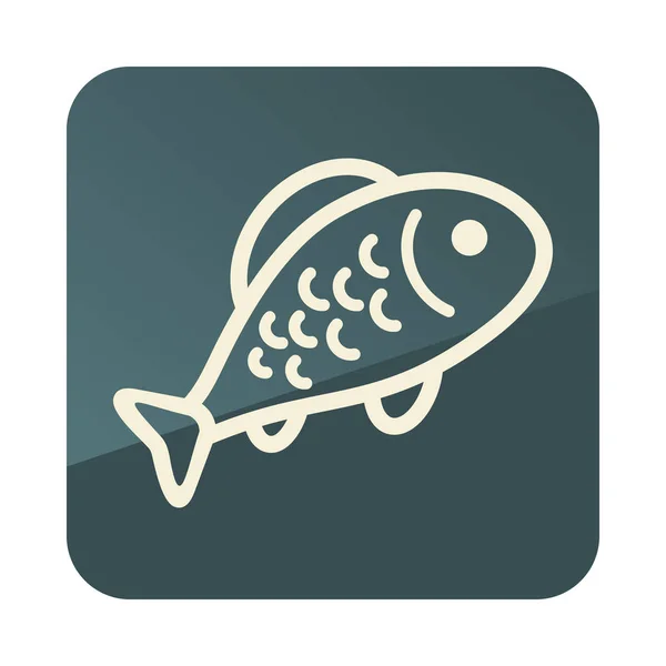 Fish vector icon — Stock Vector