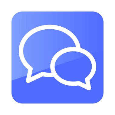 Sohbet konuşma simge vektör