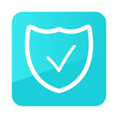 En iyi koruma kalkanı anahat simge vektör