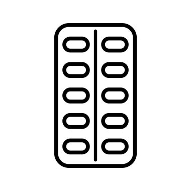 Haplar vektör ikonunu soyar. İlaç ve sağlık sigortası, tıbbi destek işareti. Tıbbi web sitesi ve uygulama tasarımı için grafik sembolü, logo, uygulama, UI