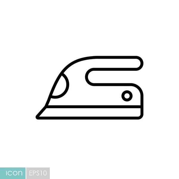 Icône Vectorielle Plate Fer Vapeur Symbole Graphique Pour Site Web — Image vectorielle