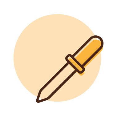 İndirme vektör simgesi. İlaç ve sağlık sigortası, tıbbi destek işareti. Tıbbi web sitesi ve uygulama tasarımı için grafik sembolü, logo, uygulama, UI