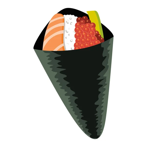 California Roll Sushi — Vector de stock