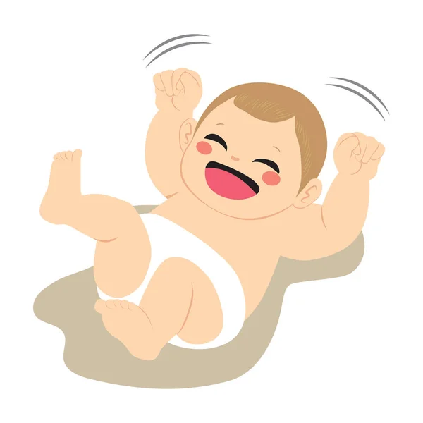 Baby Happy — Stock Vector