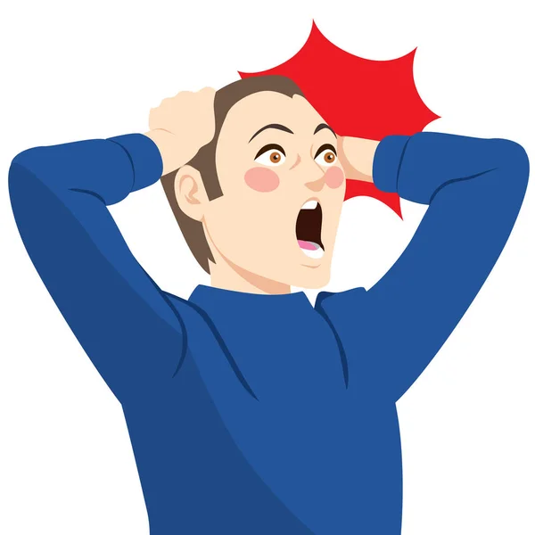 Comic cartoon shocked man Vector Art Stock Images | Depositphotos Comic cartoon shocked man Vector Art Stock Images | Depositphotos