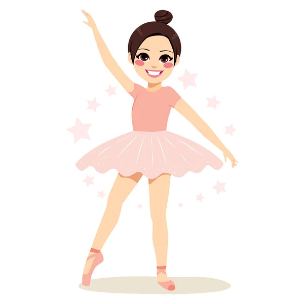 Tánc a balerina — Stock Vector