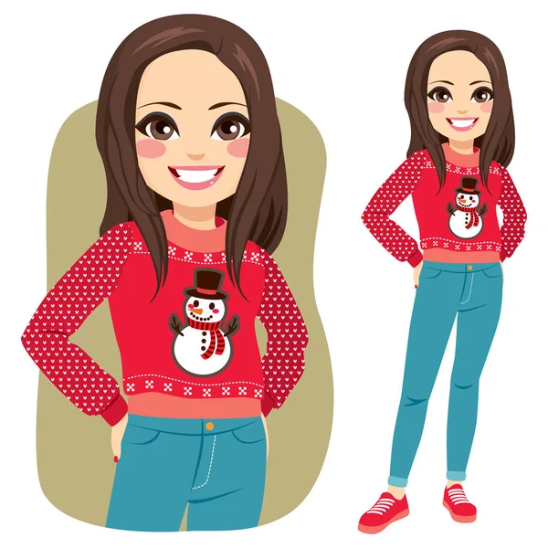 Ugly Christmas Sweater — Stock Vector