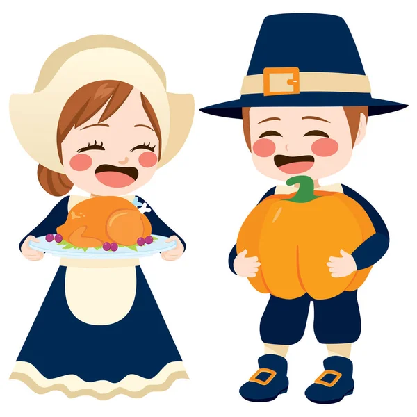 Thanksgiving Pilgrim — Stockvector