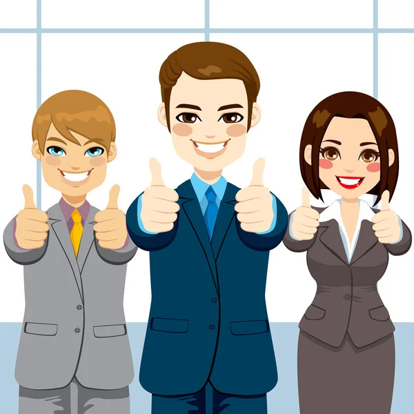 Thumbs Up Business People — Stockový vektor