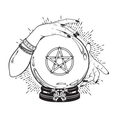 Crystal Ball Free Vector Eps Cdr Ai Svg Vector Illustration Graphic Art