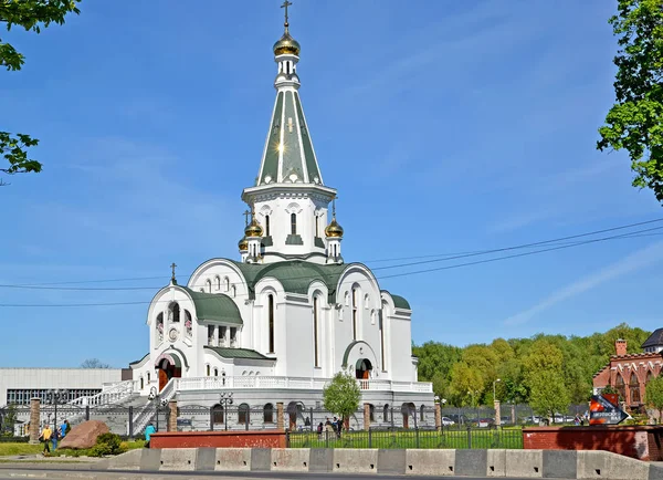 Kaliningrad Rusia Mai 2018 Templul Sfântului Mare Duce Alexander Nevsky — Fotografie, imagine de stoc