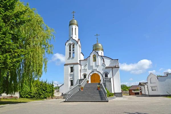 Iglesia Del Prelado Tikhon Patriarca Moscú Toda Rusia Polessk Región —  Fotos de Stock