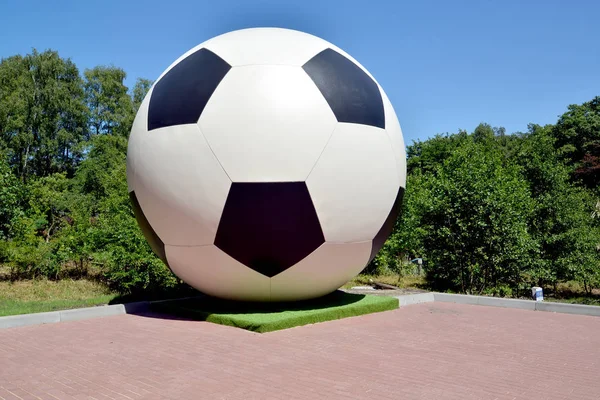 Svetlogorsk, Rusya - 20 Haziran 2018: Dekoratif heykel gol