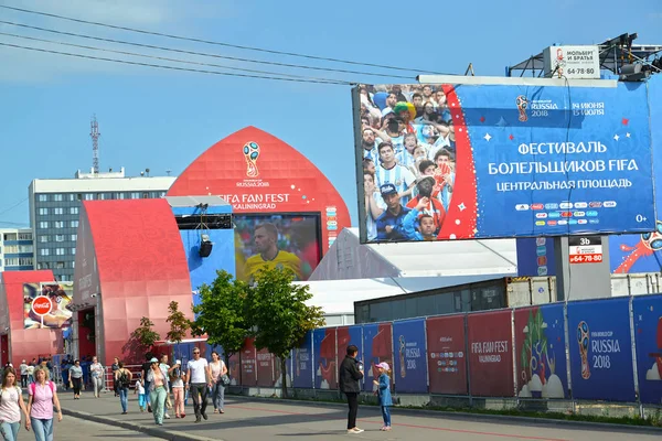 Kaliningrad, Rusya - 07 Temmuz 2018: 
