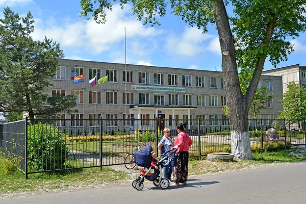 Полесск Россия Июля 2015 Года Городской Пейзаж Видом Полесскую Техникум — стоковое фото