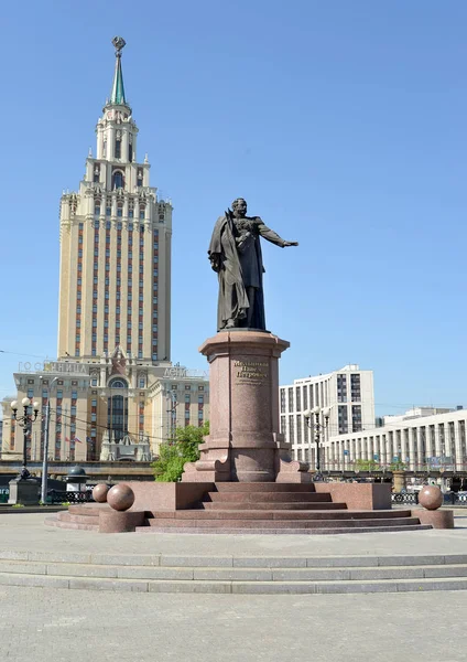 Moscú Rusia Mayo 2018 Monumento Pavel Petrovich Melnikov Primer Ministro — Foto de Stock