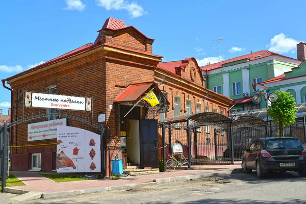 Uglich Ryssland Maj 2018 Verkstad Shop Lokala Handgjorda Artiklar — Stockfoto