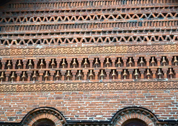 Uglich Russia May 2018 Brick Decor Building Chamber Uglich Specific — Stock Photo, Image