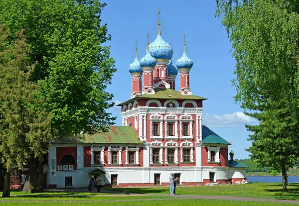 Uglich Rusia Mayo 2018 Iglesia Del Zarevitch Dimitrii Sobre Sangre — Foto de Stock