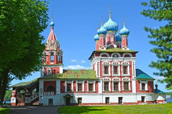 Uglich Rusia Mayo 2018 Iglesia Del Zarevitch Dimitrii Sobre Sangre —  Fotos de Stock