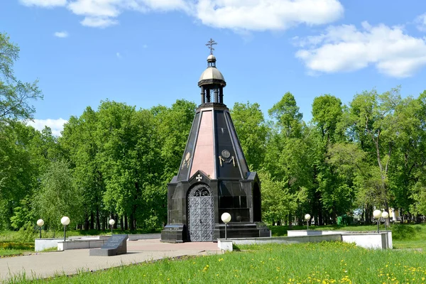 Uglich Rusia Mayo 2018 Una Capilla Conmemorativa Los Defensores Patria — Foto de Stock