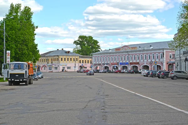 Uglich Rusia Mayo 2018 Vista Plaza Uspenskaya Región Yaroslavl — Foto de Stock