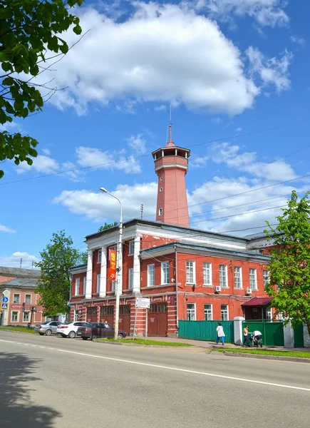 Uglich Ρωσία Μαΐου 2018 Άποψη Του Κτιρίου Της Πυροσβεστική Περιφέρεια — Φωτογραφία Αρχείου