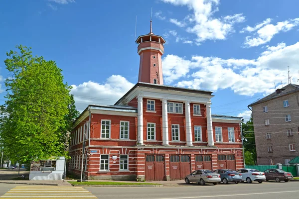 Oeglitsj Rusland Mei 2018 Bouw Van Een Brandweer Yaroslavskaya Street — Stockfoto