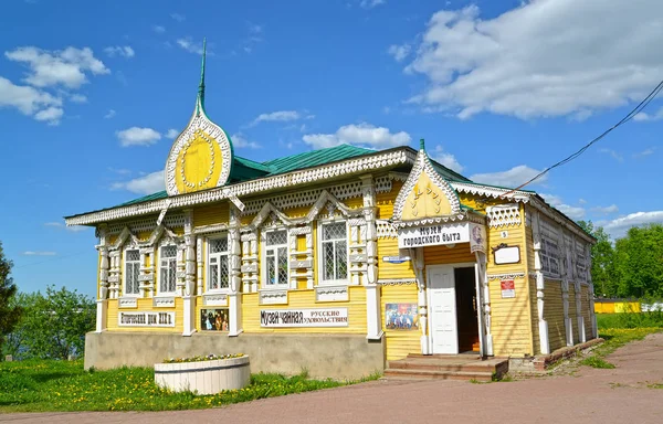 Uglich Rusko Května 2018 Dřevěná Budova Muzea Národního Života Jaroslavl — Stock fotografie