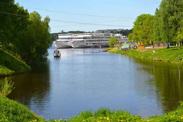 Uglich Rússia Maio 2018 Navios Motor Cruzeiro Volga Região Yaroslavl — Fotografia de Stock