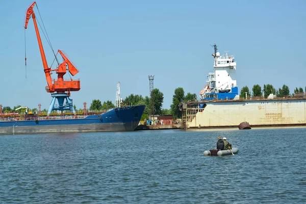 Wasserfläche Des Seehafens Der Stadt Swetlyj Gebiet Kaliningrad — Stockfoto