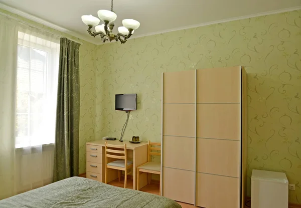 Tweepersoons Hotelkamer Klassieke Stijl — Stockfoto