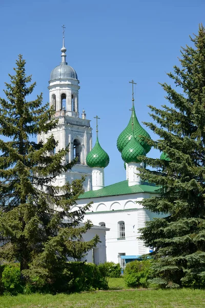 Szentháromság Székesegyházra Század Nyári Napon Poshekhonje Yaroslavl Régió — Stock Fotó