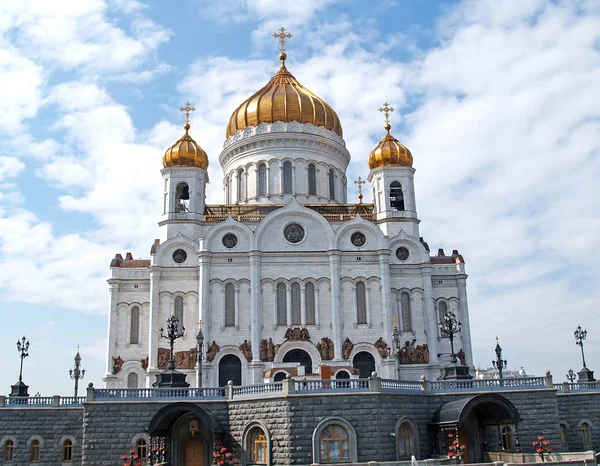 Kristus Frälsarens Katedral Moskva — Stockfoto