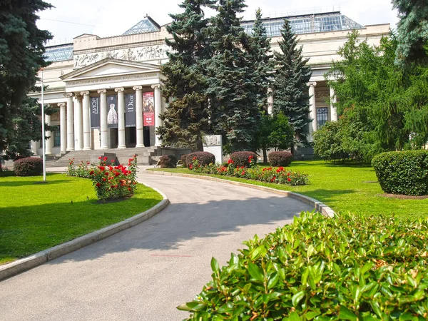 Moskova Rusya Temmuz 2011 Görünümünü Puşkin Devlet Güzel Sanatlar Müzesi — Stok fotoğraf