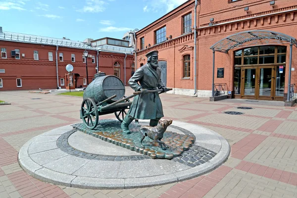 Petersburg Russie Juillet 2015 Monument Porteur Eau Saint Pétersbourg Dans — Photo