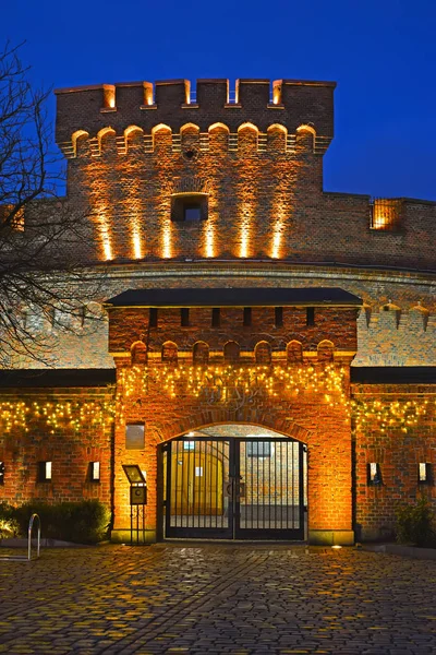 Kalininingrad Rusia Diciembre 2018 Una Entrada Museo Del Ámbar Una — Foto de Stock