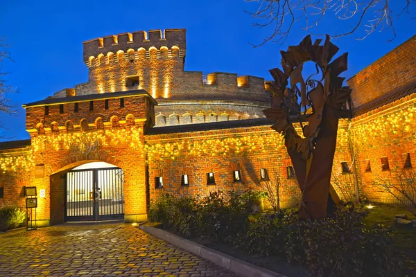 Kaliningrad Russie Décembre 2018 Une Entrée Musée Ambre Une Tour — Photo