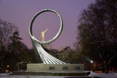 Kaliningrad, Rusya - 11 Ocak 2019: Anıt 