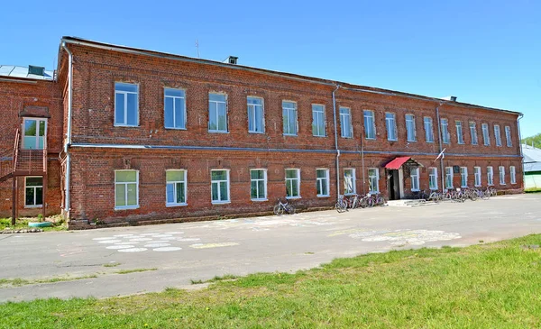 Bau Der Oberschule Ehemalige Geistliche Schule Poshekhonje Gebiet Jaroslawl — Stockfoto