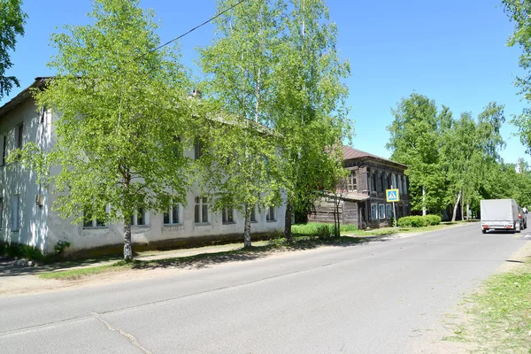 Poshekhonje Ryssland Maj 2018 Preobrazhenskoye Street — Stockfoto